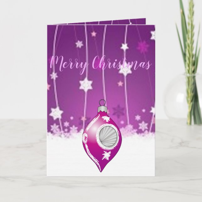 Schöne Ausdrücke Feiertagskarte (Vorderseite)