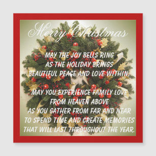 Schöne Ausdrücke Magnetic Holiday Card Magnetkarte