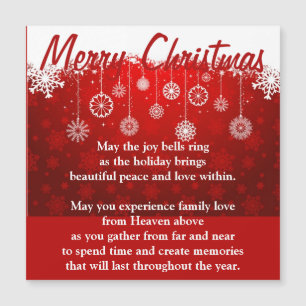 Schöne Ausdrücke Magnetic Holiday Card Magnetkarte
