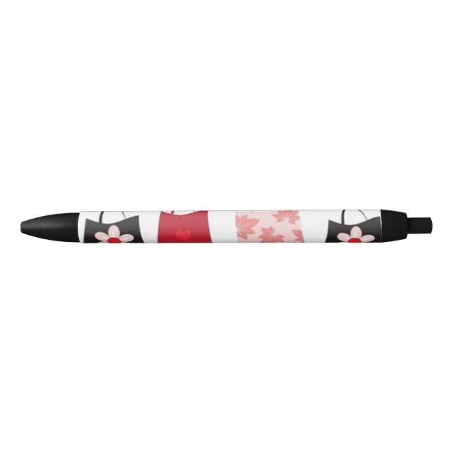 Schöne Ausdrücke schwarzer Tinte Pen Kugelschreiber (Vorderseite)