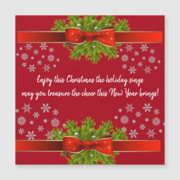 Schöne Ausdrucksformen - Weihnachtskarten Magnetkarte