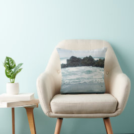 Schöne Aussicht auf den Strand...... Kissen