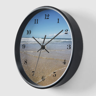 Schöne Aussicht auf den Strand   Soulac Sur Mer Fr Uhr