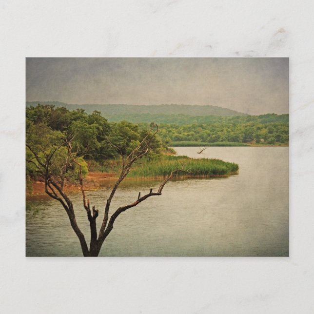 Schöne Aussicht auf die Postkarte des Cedar Hill (Vorderseite)