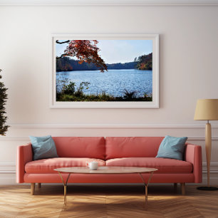 Schöne Aussicht auf die Riverside Fotodruck