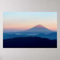 Schöne Aussicht auf Fuji, Japan, Sonnenaufgang