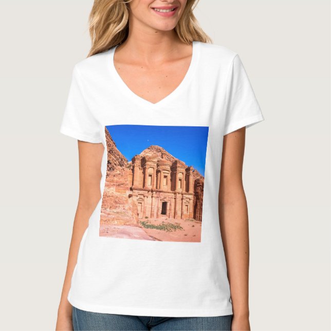 Schöne Aussicht auf Petra T-Shirt (Vorderseite)