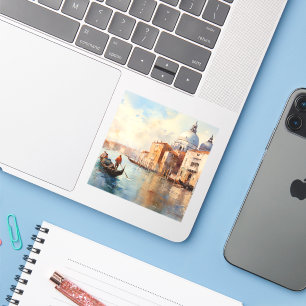 Schöne Aussicht auf Venedig Aufkleber