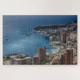 Schöne Aussicht aufs Meer Monte Carlo Monaco 