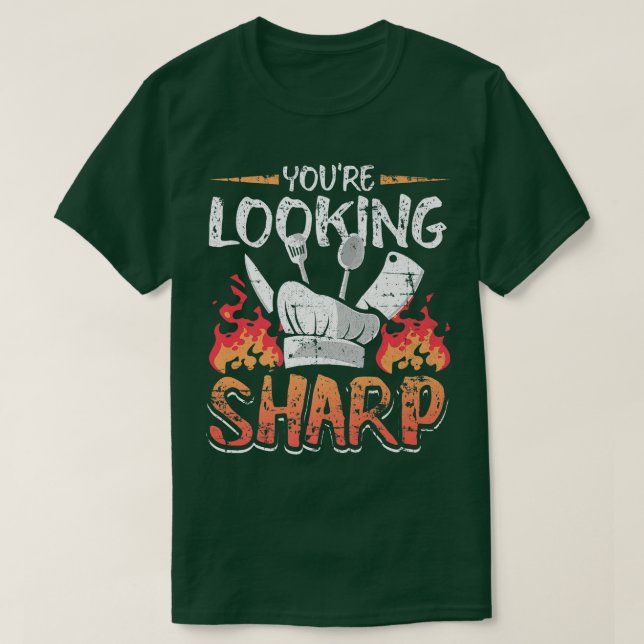 Schöne Aussicht Funny Funny Kulinarisches Kochen I T-Shirt (Design vorne)