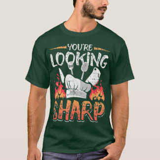 Schöne Aussicht Funny Funny Kulinarisches Kochen I T-Shirt