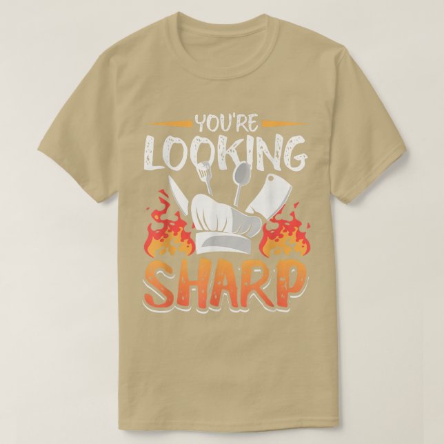 Schöne Aussicht Funny Funny Kulinarisches Kochen T-Shirt (Design vorne)