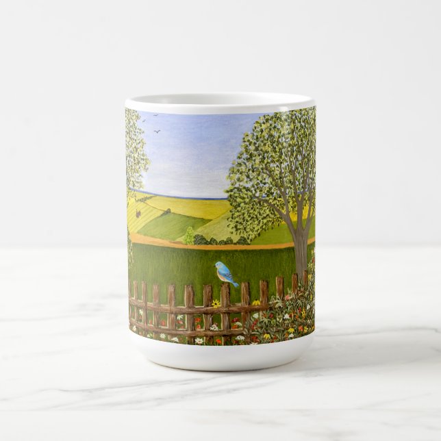 Schöne Aussicht Kaffeetasse (Mittel)