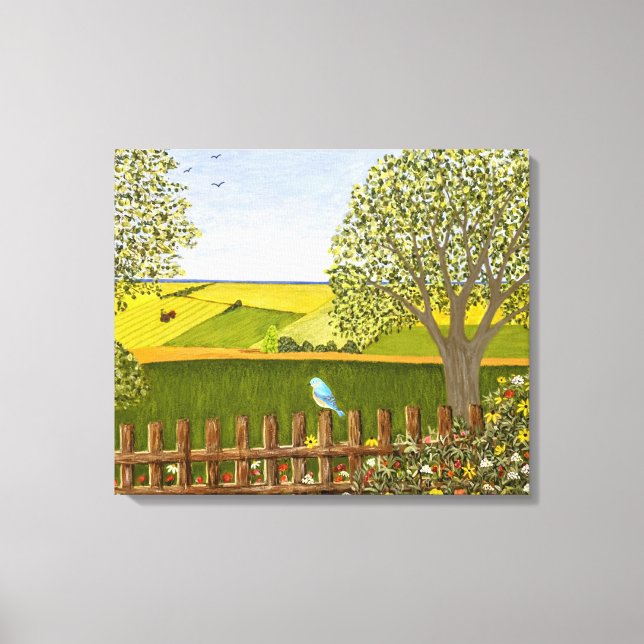 Schöne Aussicht Leinwanddruck (Vorderseite)