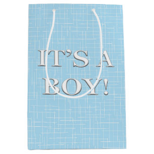 Schöne Baby-Blau-Babyparty Mittlere Geschenktüte