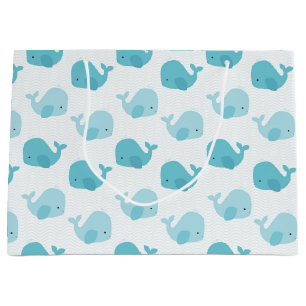 Schöne Baby-Blauwale Große Geschenktüte