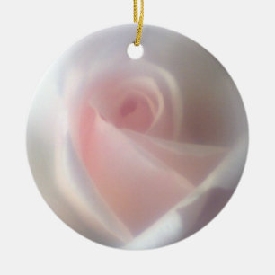 Schöne Baby-Rosa-Rosen-Verzierung Keramik Ornament