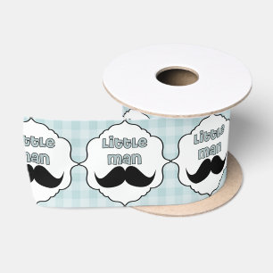Schöne Babyparty-kleiner Mann-Schnurrbart Satinband