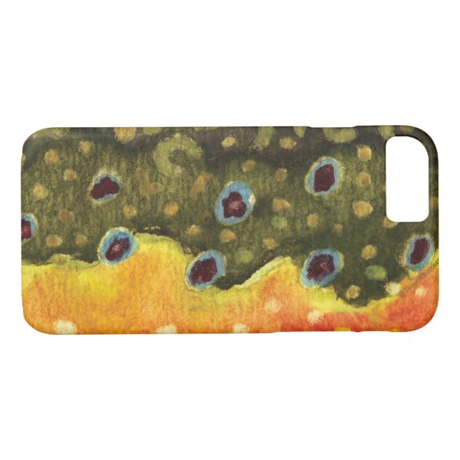 Schöne Bachforellen-Haut, Fischfang Angelangler Case-Mate iPhone Hülle (Rückseite (Horizontal))