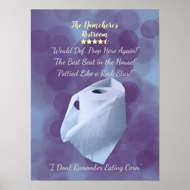 Schöne Badezimmerschilder, Wandkunst, Zimmerdekor Poster (Vorne)