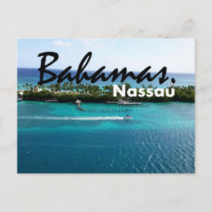 Schöne Bahamas Nassau Postkarte