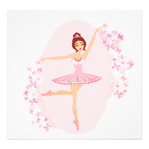 Schöne Ballerina Foto-Erweiterung Fotodruck