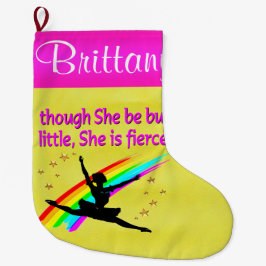 SCHÖNE BALLERINA PERSONALISIERTER STRUMPF GROßER WEIHNACHTSSTRUMPF