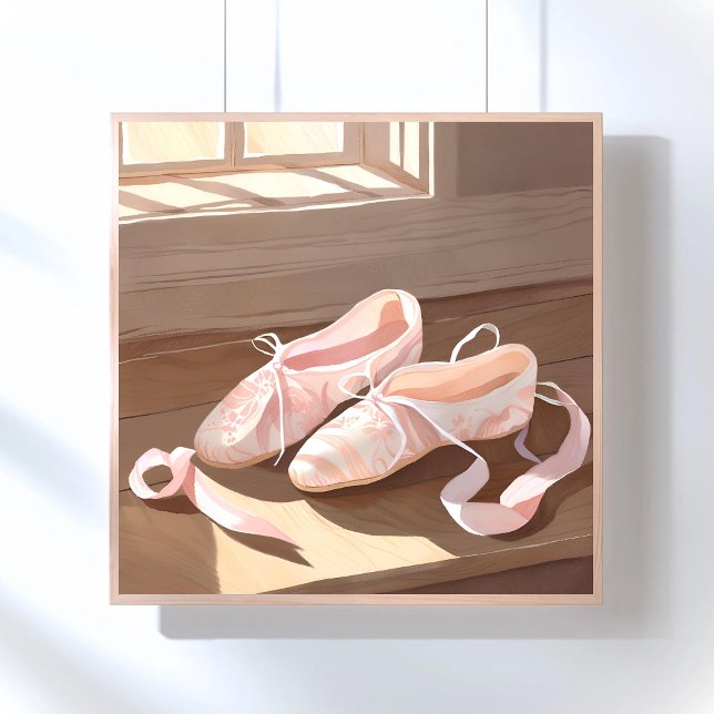 Schöne Ballet-Slippers | Hübsch rosa Poster (Von Creator hochgeladen)