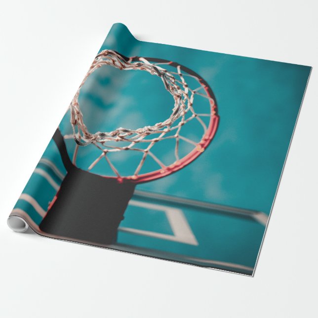Schöne Basketball-Artwork Geschenkpapier (Ungerollt)