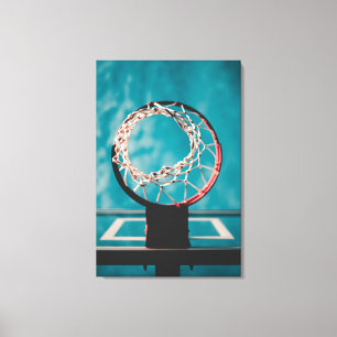 Schöne Basketball-Artwork Leinwanddruck