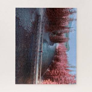 Schöne Bäume & Stream Jigsaw Puzzle