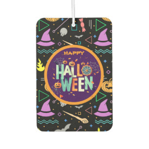 Schöne Beängstigende Halloween-Muster Autolufterfrischer