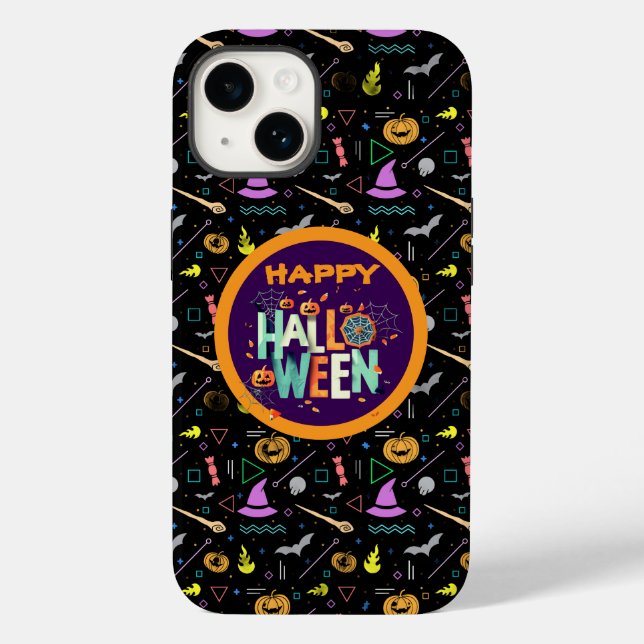 Schöne Beängstigende Halloween-Muster Case-Mate iPhone 14 Hülle (Rückseite)