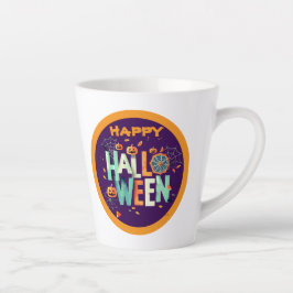 Schöne Beängstigende Halloween-Muster Milchtasse