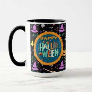 Schöne Beängstigende Halloween-Muster Tasse
