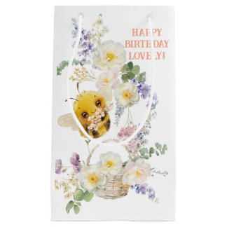 Schöne Bee kleine Geschenktasche Geschenktüte