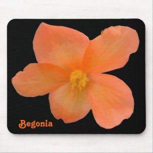 Schöne Begonia individuell anpassbare Mousepad