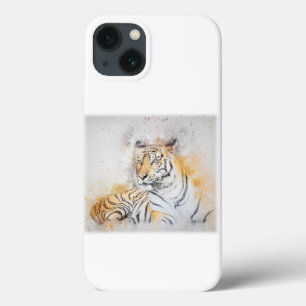 Schöne Bengalische Tigermalerei Case-Mate iPhone Hülle