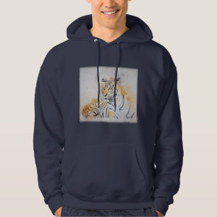Schöne Bengalische Tigermalerei Hoodie