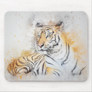 Schöne Bengalische Tigermalerei Mousepad
