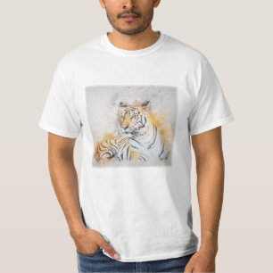 Schöne Bengalische Tigermalerei T-Shirt