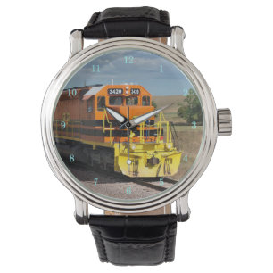 Schöne Beobachtung der Lokomotive/Zugmaschine Armbanduhr