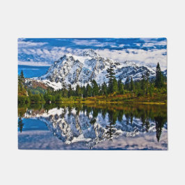 Schöne Berge - Bildersee - Berg Shuksan Fußmatte