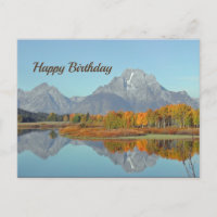 Schöne Berge Herbst Geburtstag