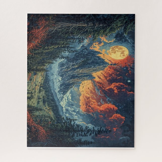 Schöne Bergkulisse (Vertikal)