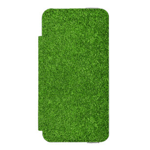 Schöne Beschaffenheit des grünen Grases vom Incipio Watson™ iPhone 5 Geldbörsen Hülle