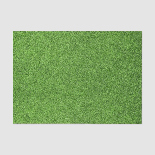 Schöne Beschaffenheit des grünen Grases vom Seidenpapier (Vorderseite)