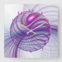 Schöne Bewegungen Abstrakte Fraktal-Kunst Pink
