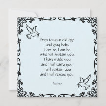 Schöne Bibel Verse Zitat Isaiah 46:4