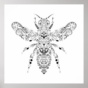 schöne Biene Poster